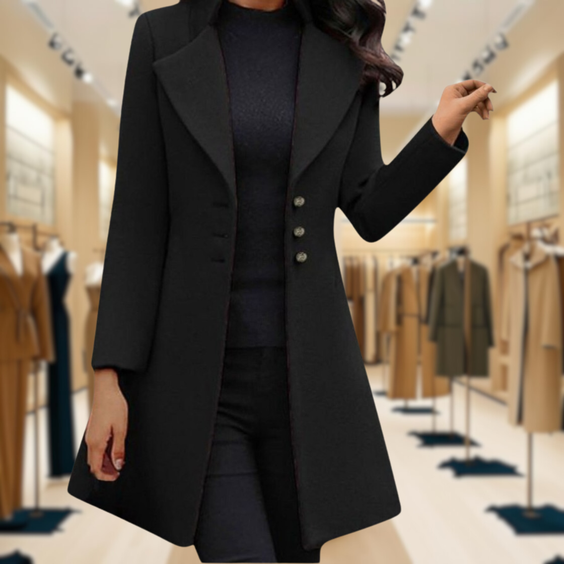 Bianchi - Slim Fit Long Sleeve Coat