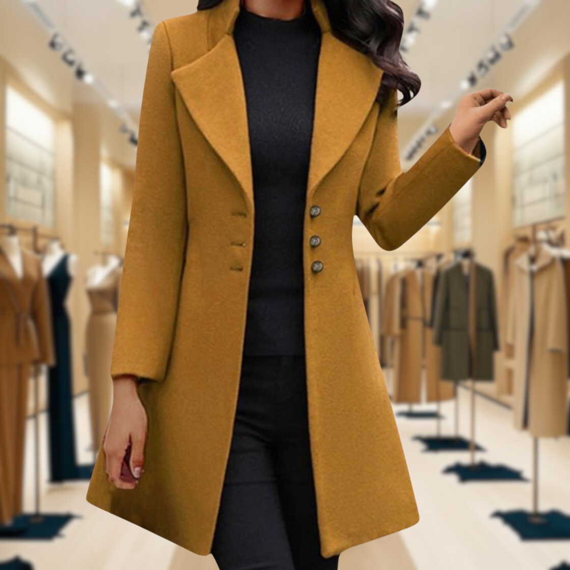 Bianchi - Slim Fit Long Sleeve Coat