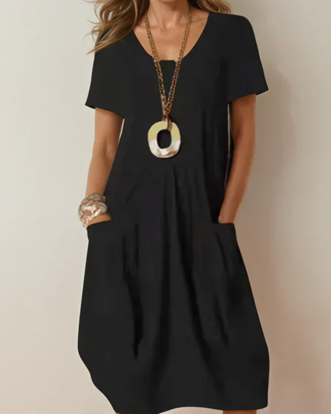 Kwani | Easy Casual Flow Midi Dress