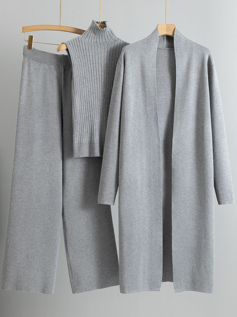 DORIS™ – Comfortable Three-Piece Knit Set for Women