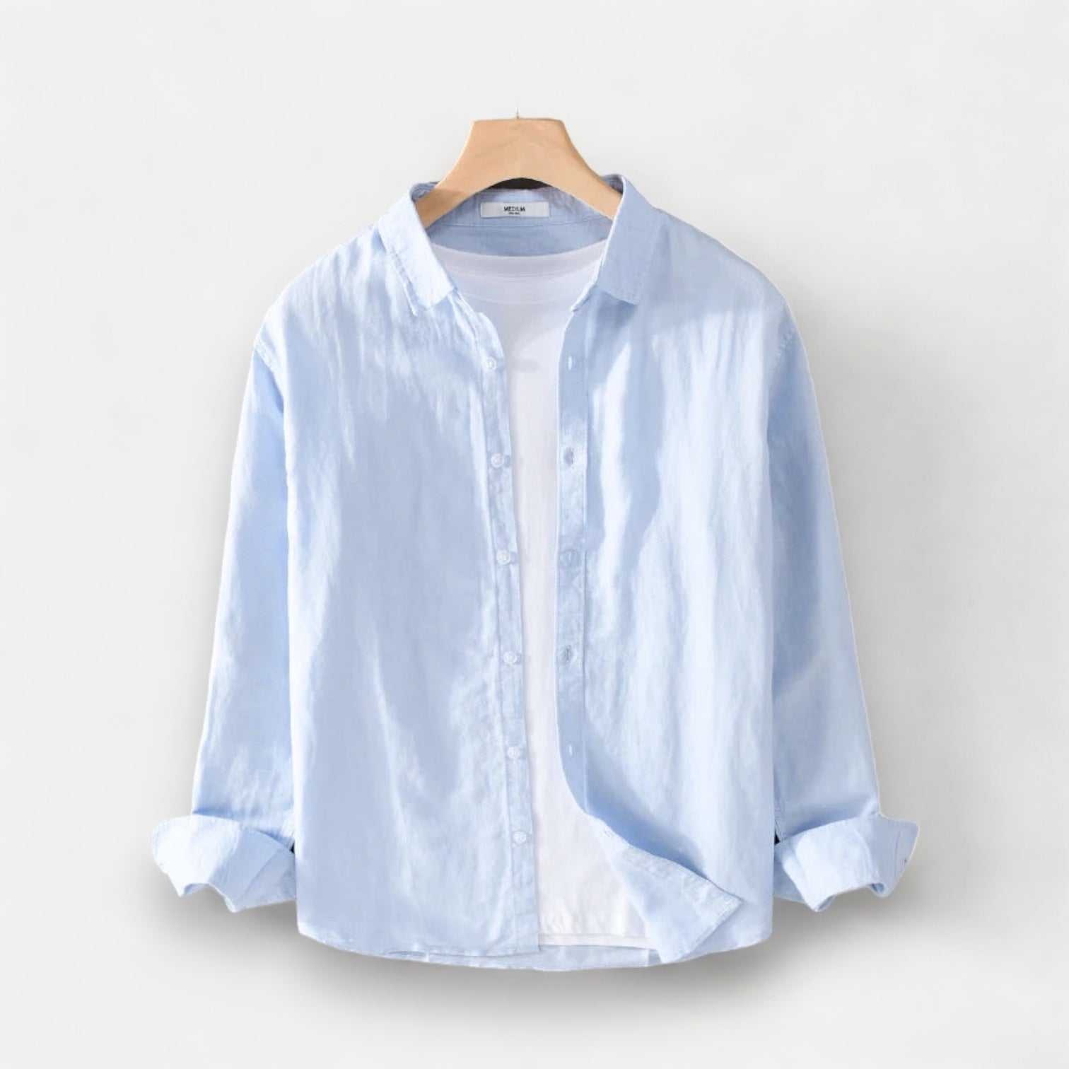 Anton | Summer casual long-sleeve shirt