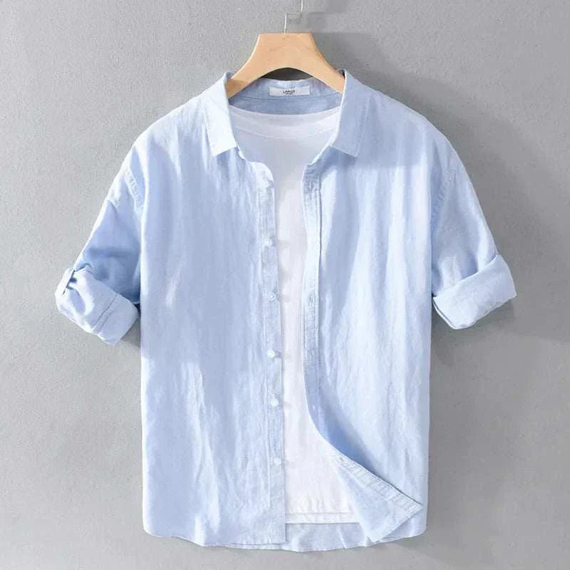 Anton | Summer casual long-sleeve shirt
