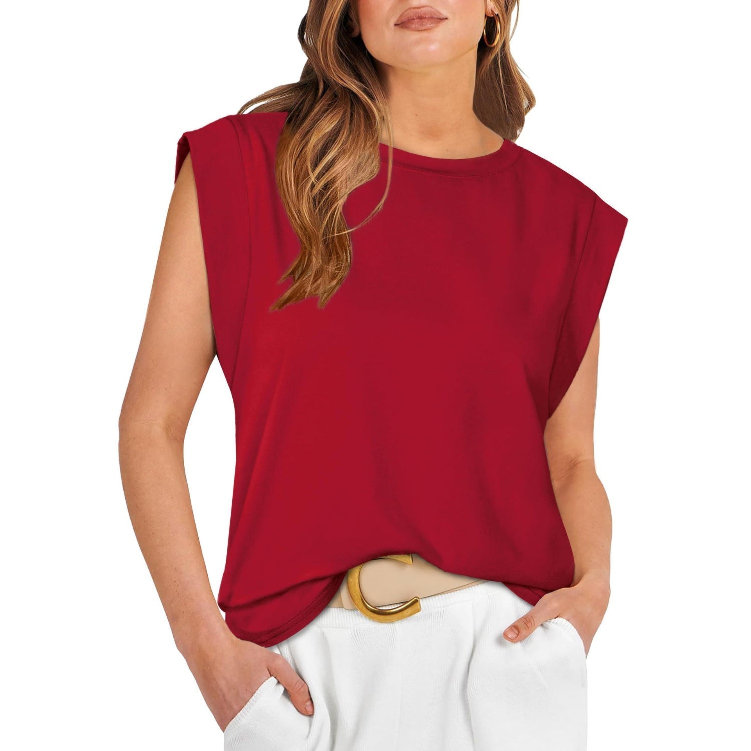 SAMPAGUITA™ – Comfy Loose Fit Crew Neck Summer Top