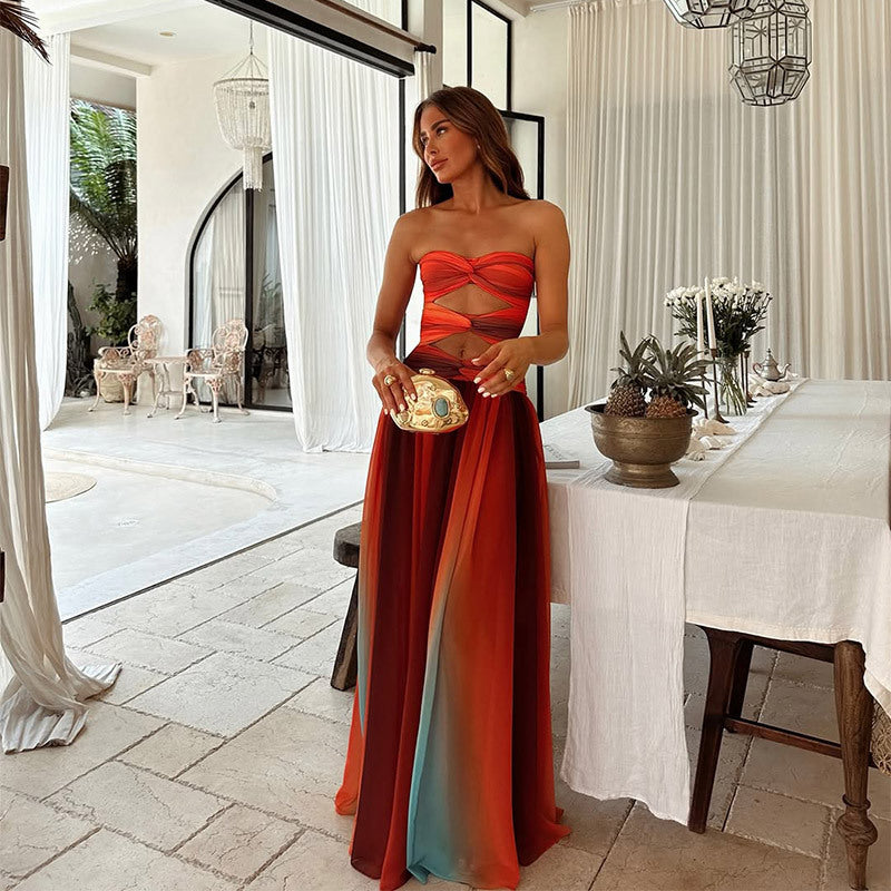 Laney | Strapless Maxi Dress