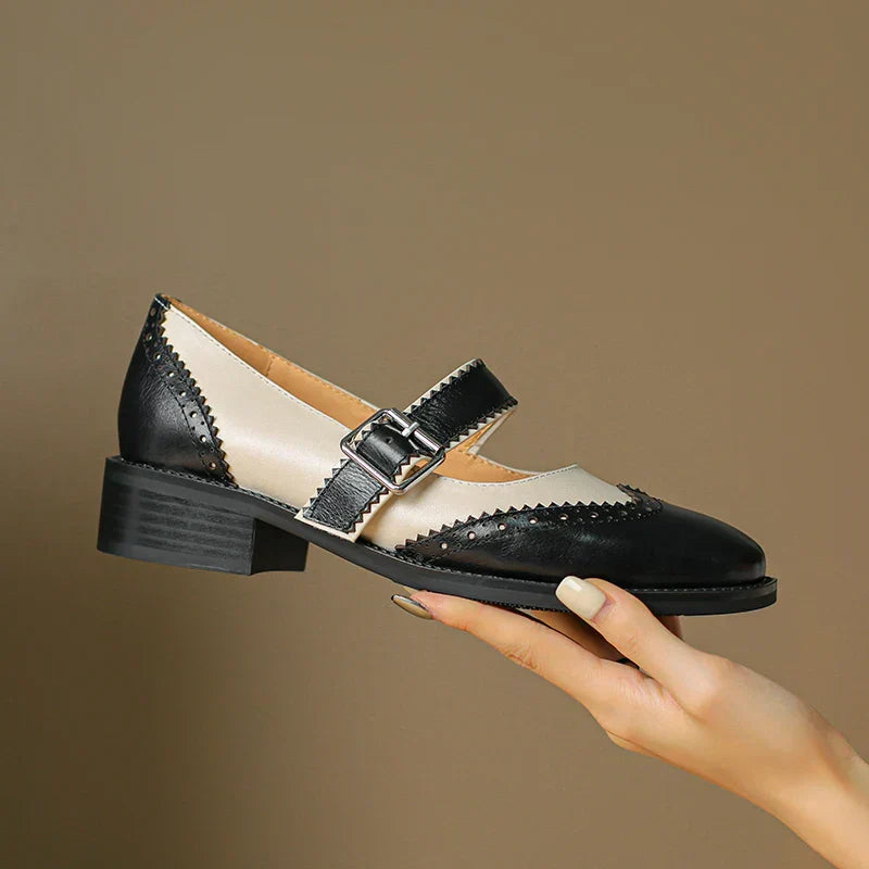Helen™ | Leather Mary Jane Shoes