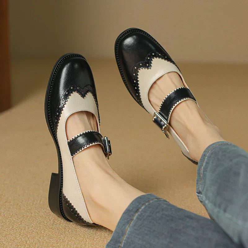 Helen™ | Leather Mary Jane Shoes