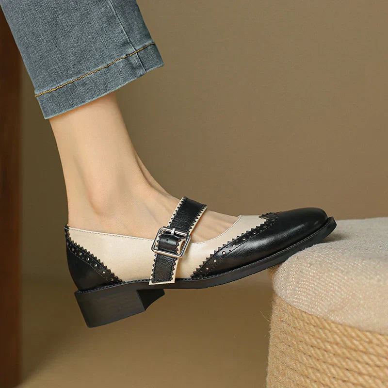 Helen™ | Leather Mary Jane Shoes