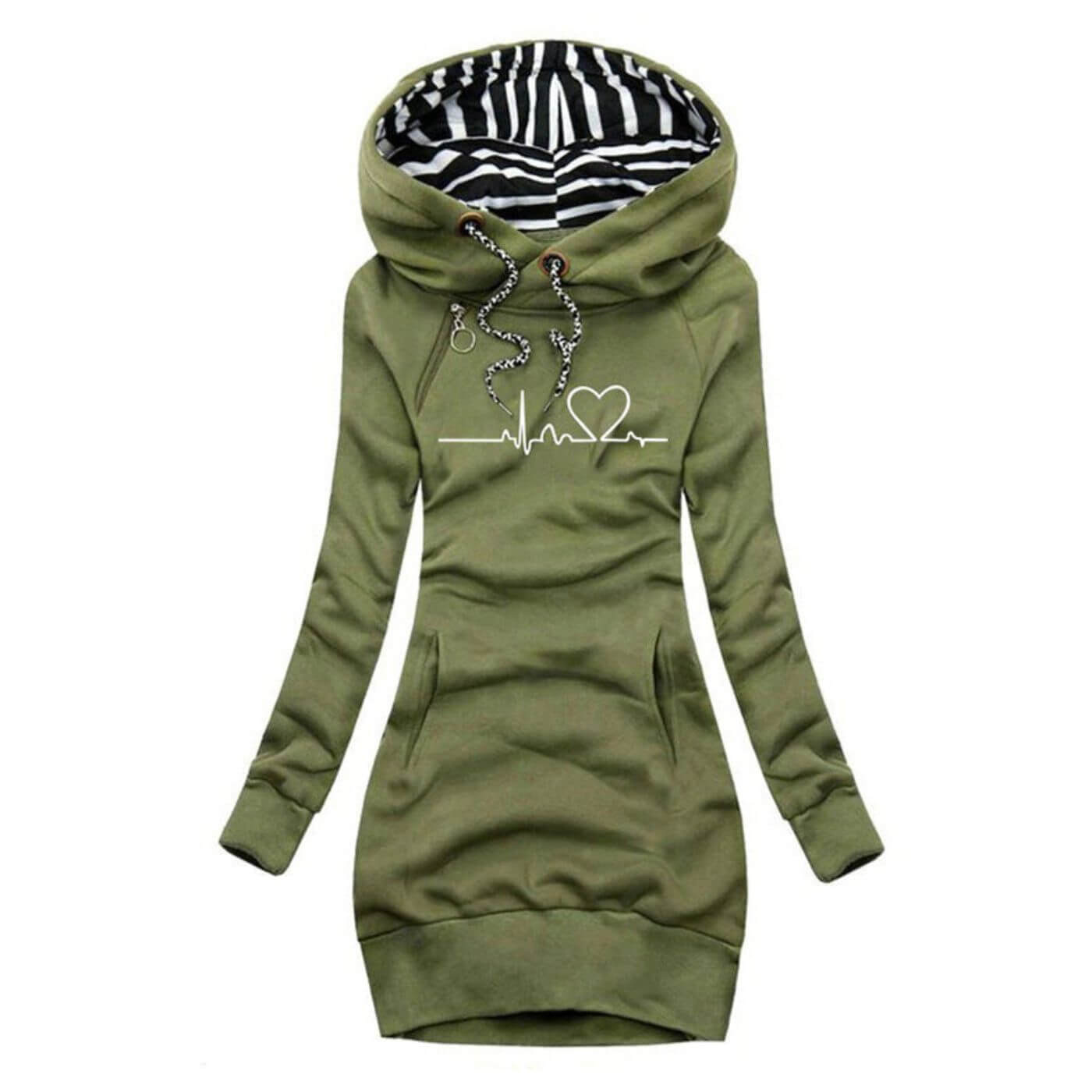 PATRICIA™ – Hooded Sweater Dress