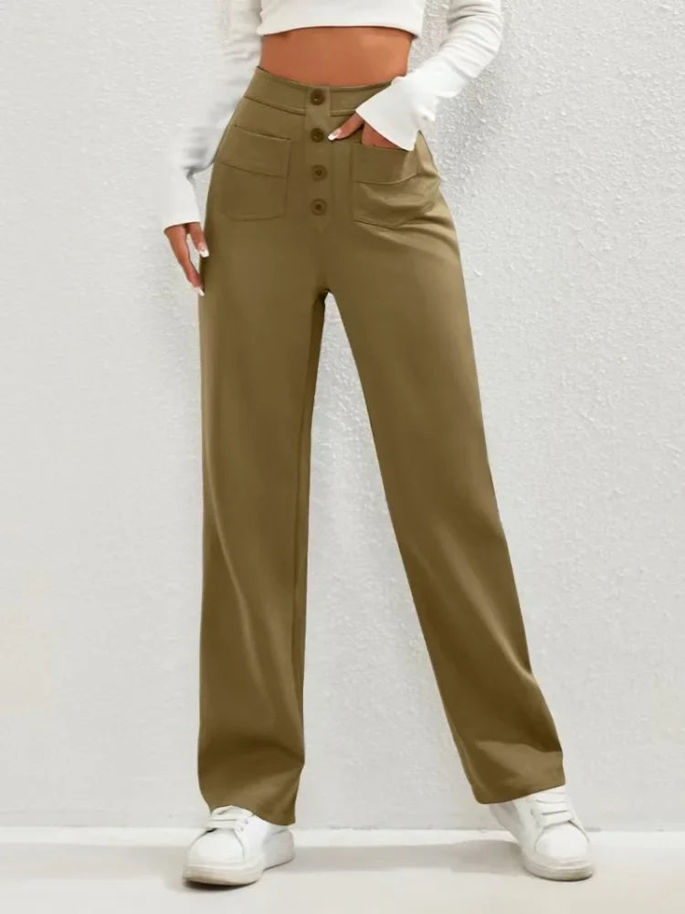 Extra Stretch High-Waist Comfort Trousers