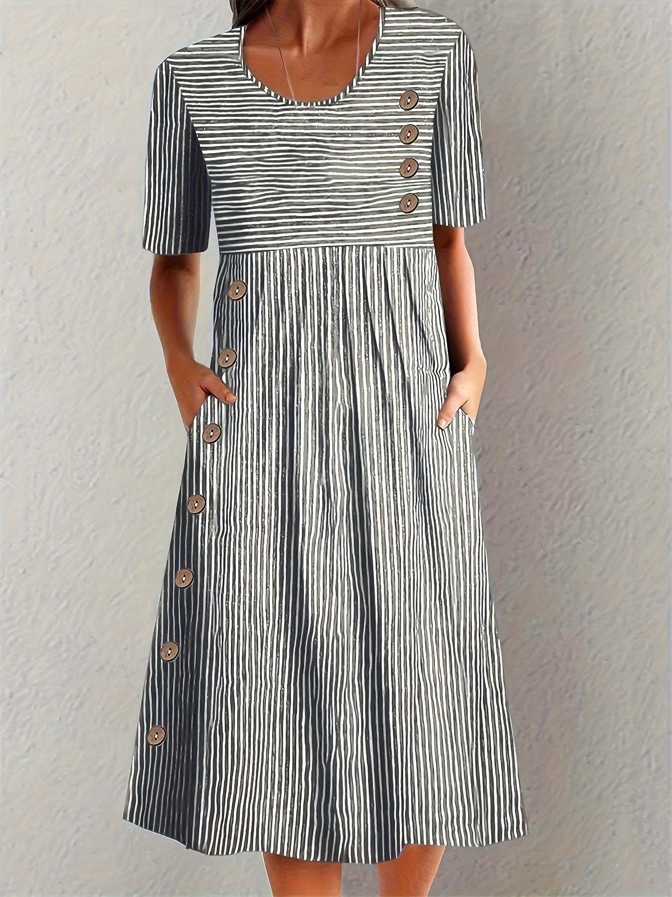 Lillian | Striped Summer Dress