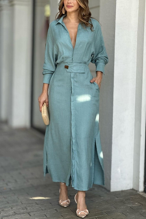 Yara | Ankle-Length Shirt Dress
