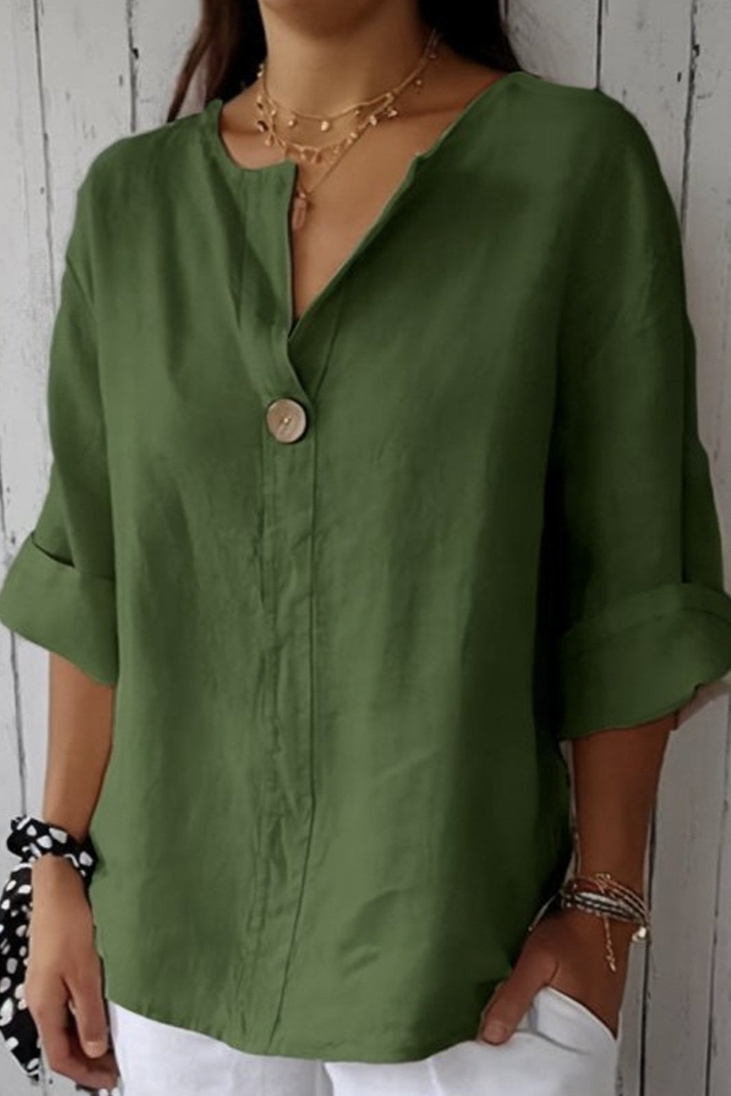 Zamma | Relaxed Linen Top