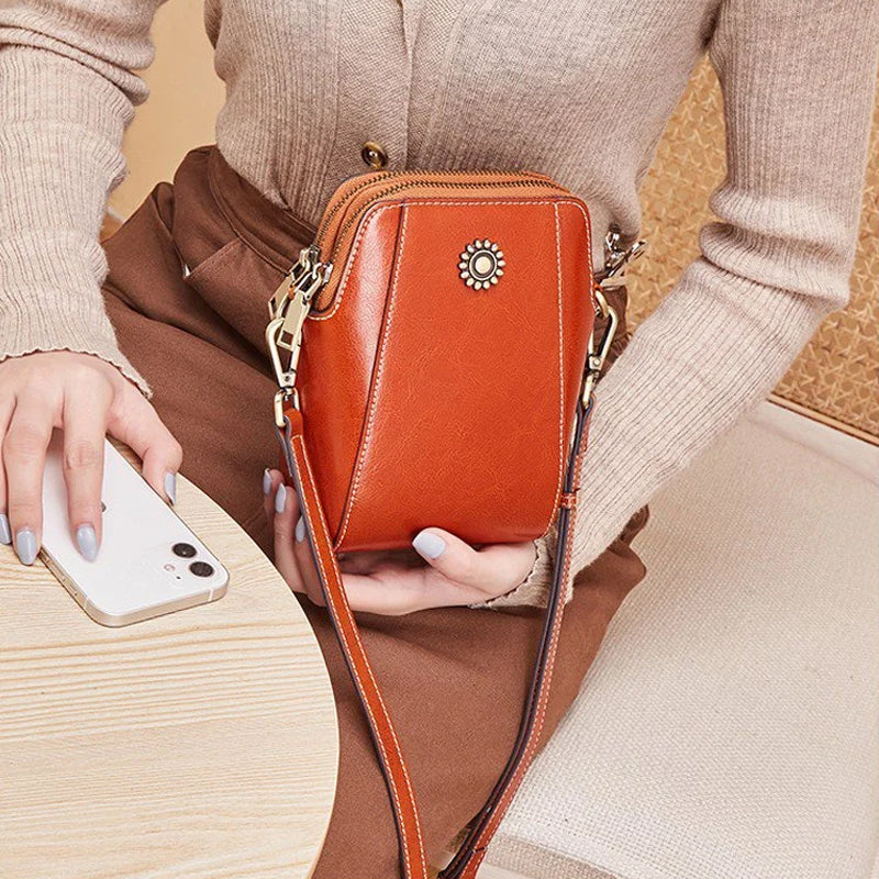 Vienna - Compact Solid Color Mini Handbag