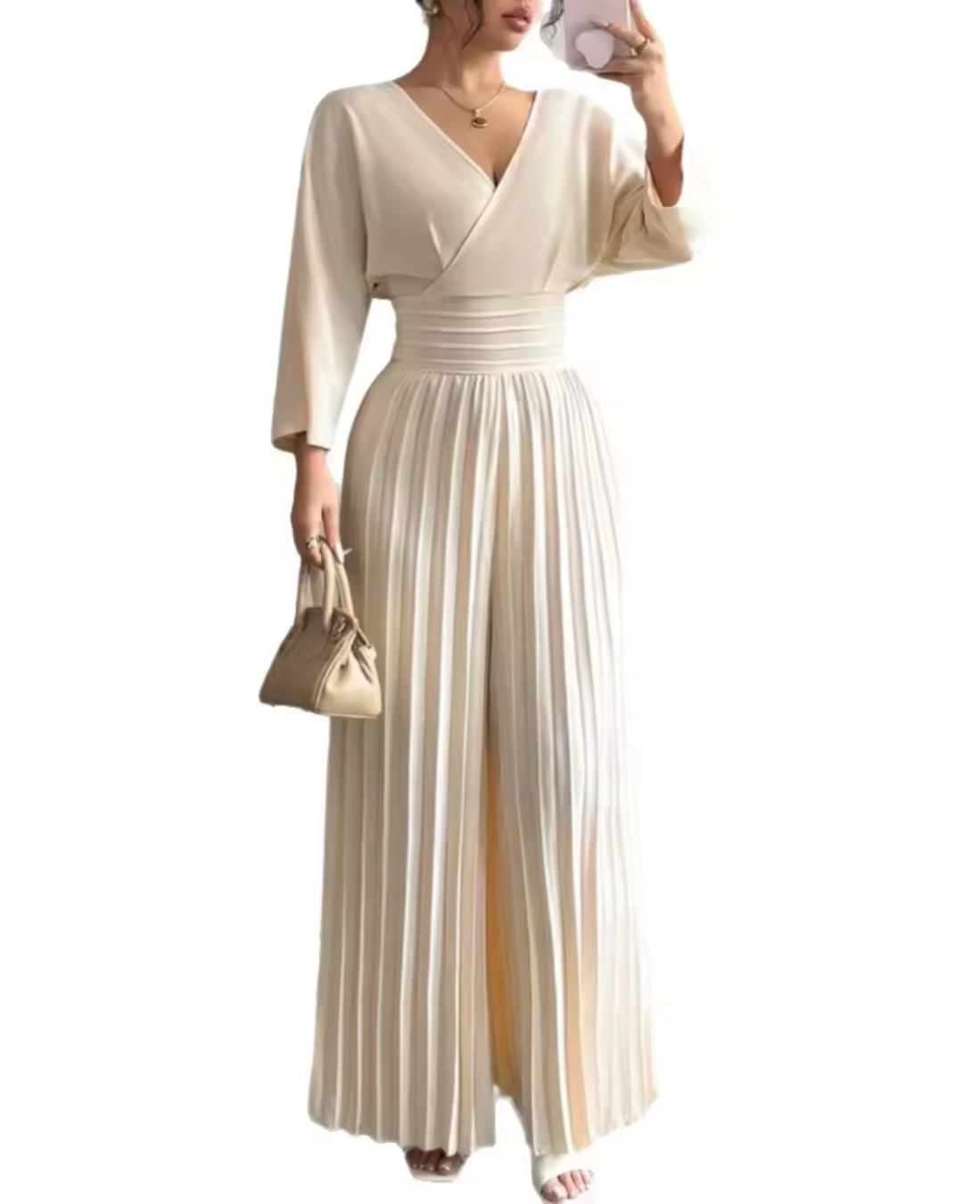 The Elara Pleated Jumpsuit