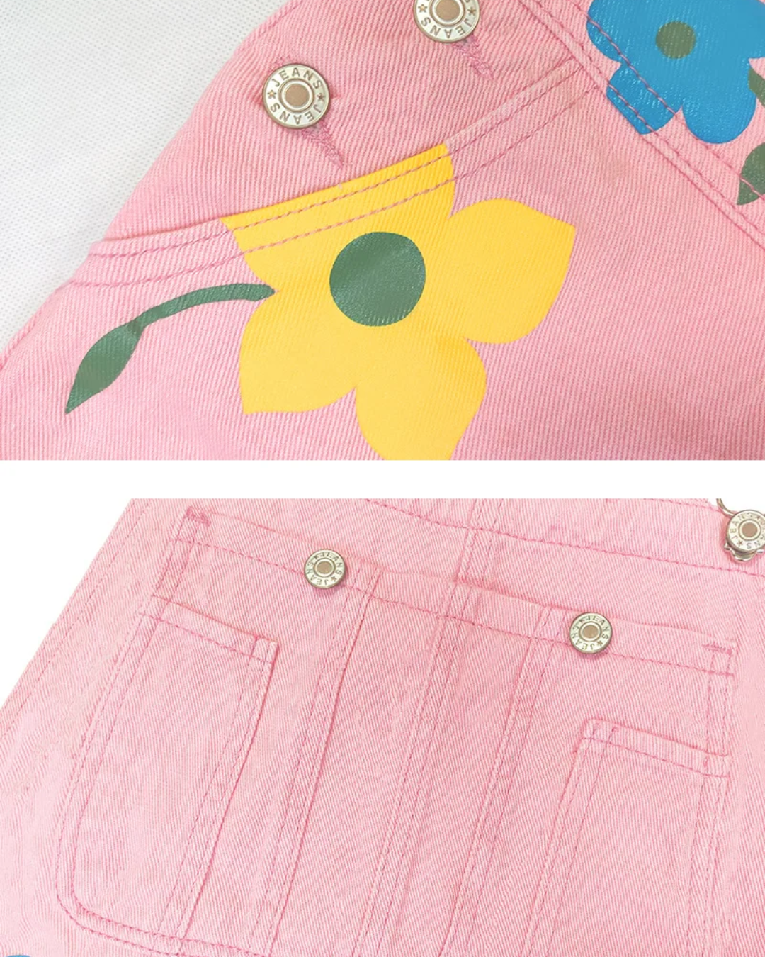 The Bloom Denim Overall