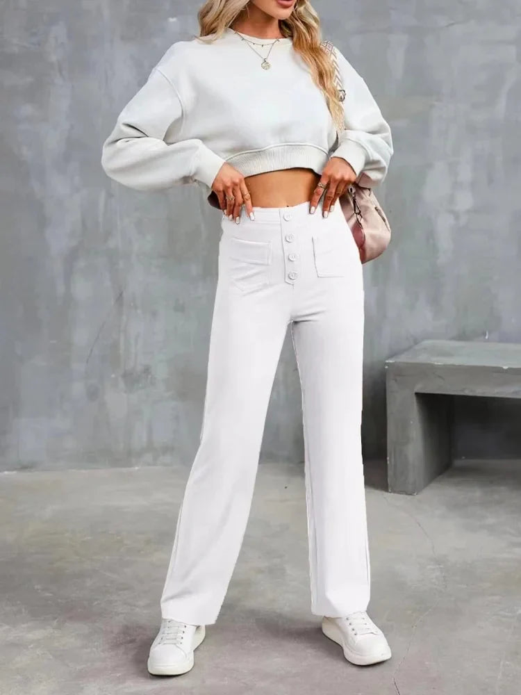 Extra Stretch High-Waist Comfort Trousers
