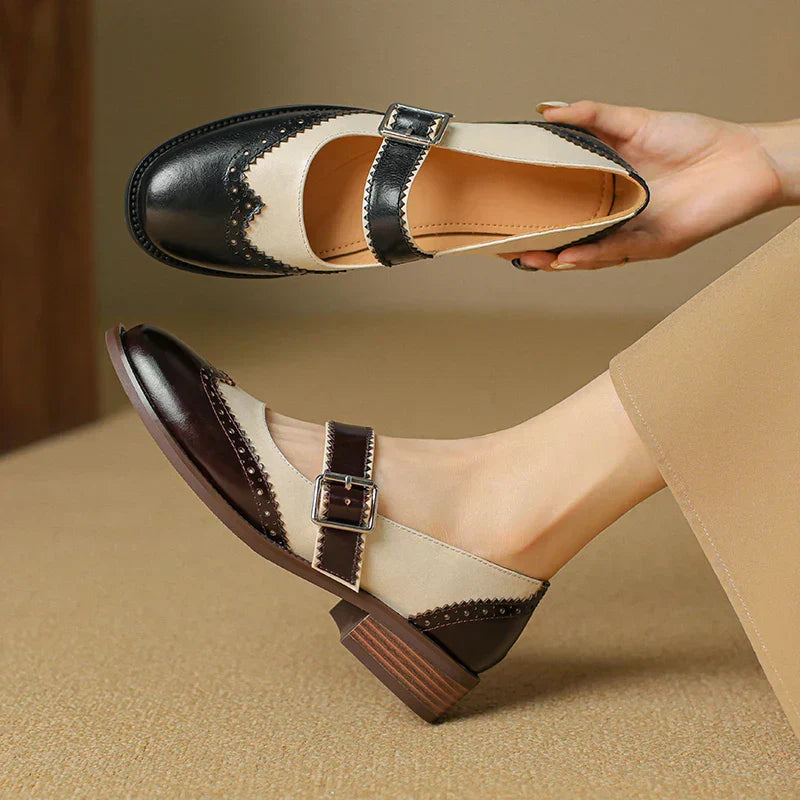 Helen™ | Leather Mary Jane Shoes