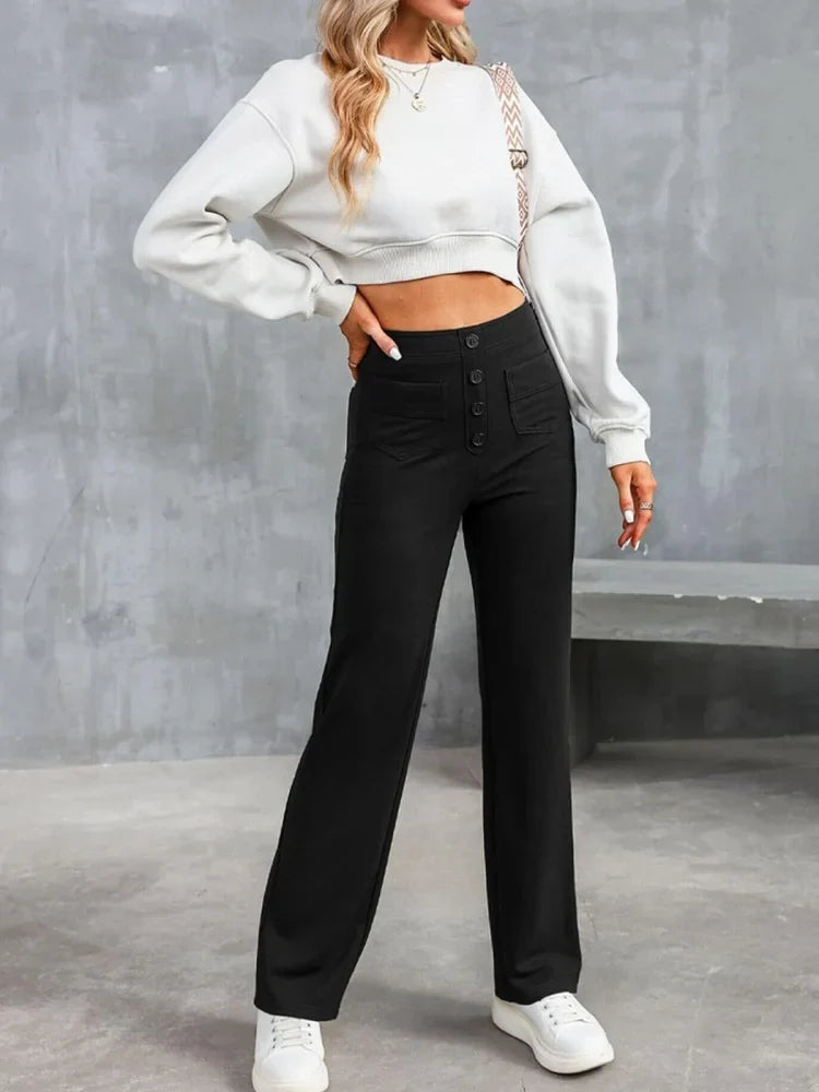 Extra Stretch High-Waist Comfort Trousers