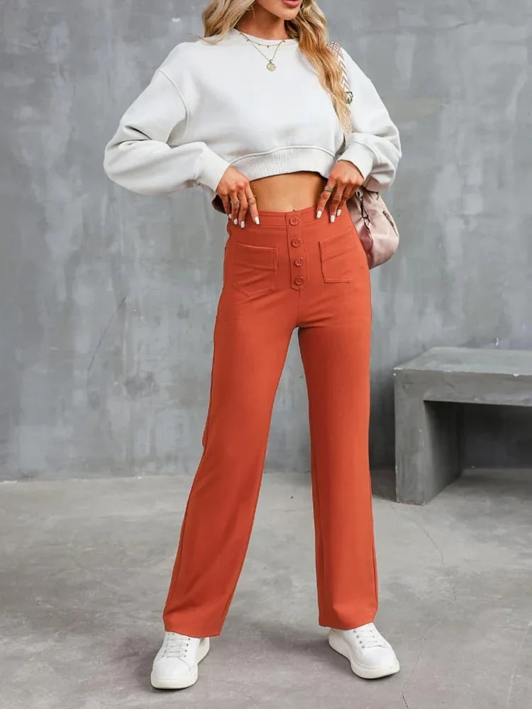 Extra Stretch High-Waist Comfort Trousers