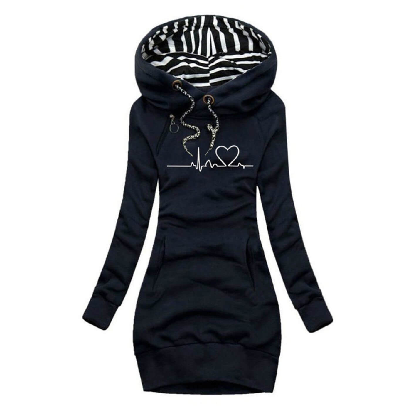 PATRICIA™ – Hooded Sweater Dress
