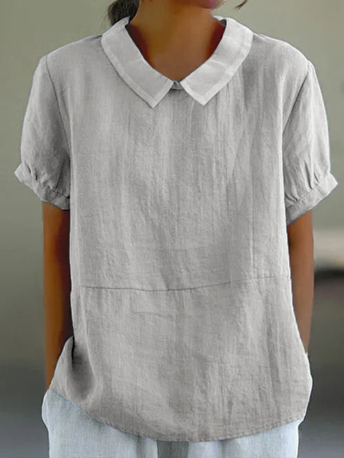 Riley | Relaxed Fit Collared Blouse