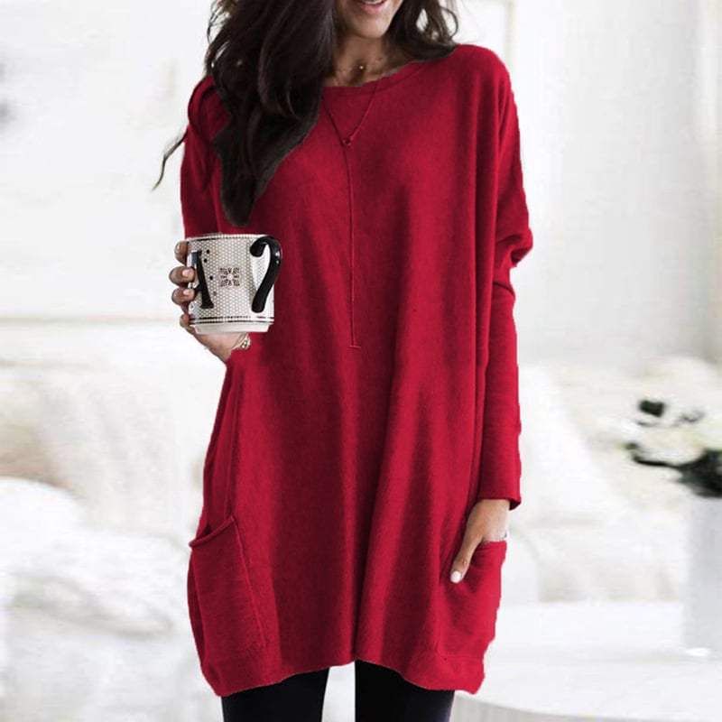 DORIS™ – Comfortable Long Sweater with Pockets for Women