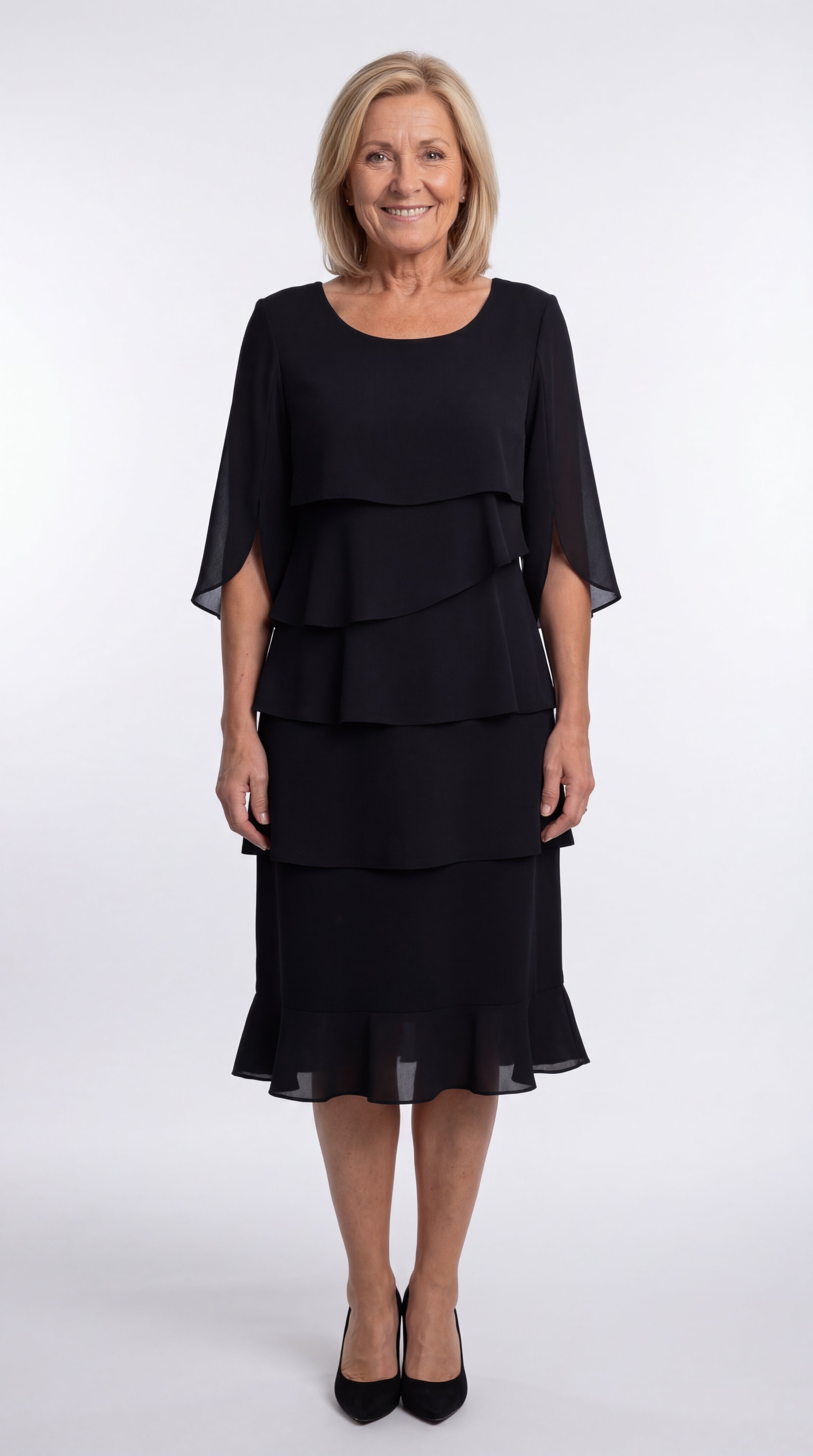 Charlotte™ | Elegant Tummy Hiding Midi Dress