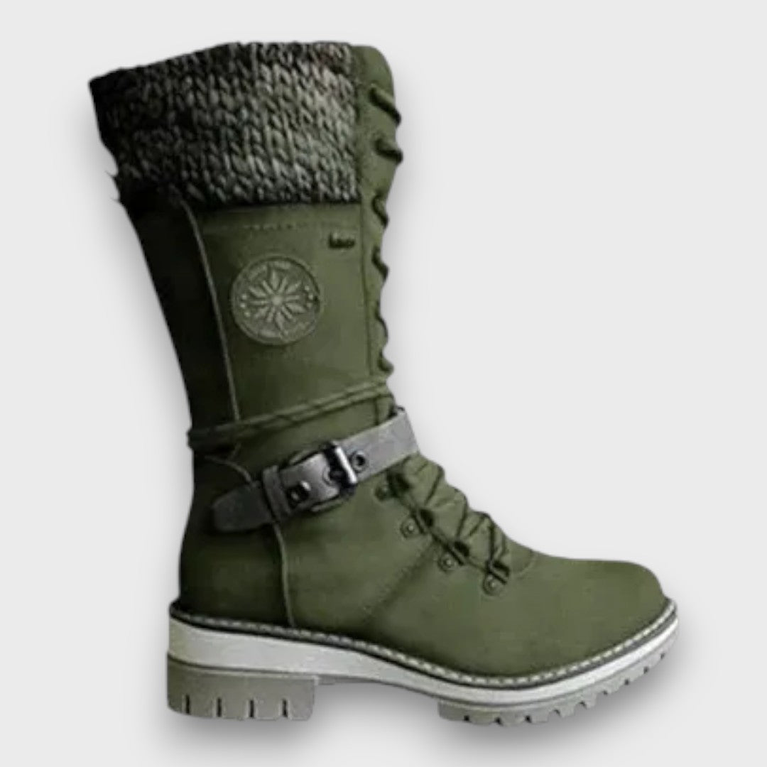 Evelyn™ | Lace-Up Winter Boots