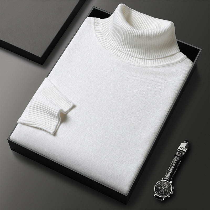 WESLEY™ – Stylish & Elegant Cashmere Turtleneck Sweater for Men